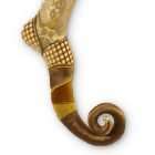 Pied en spirale bas d'elfe or