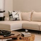 Cushion The nightingale on a sofa