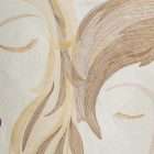Detail of the textile artwork Spoken words Silent words by Christine Grenier