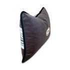 Between Us Pillow - grey velvet back