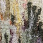 Detail of textile wall art J'irai jusqu'à toi by Christine Grenier