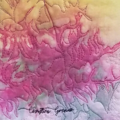 Odeur d’été, tableau poétique abstrait, capturant la lumière et les senteurs d’été