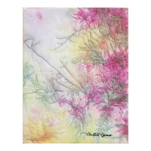 Tableau abstrait Les heures fluides rappelant que le temps disparaît au coeur de mes rêves.
