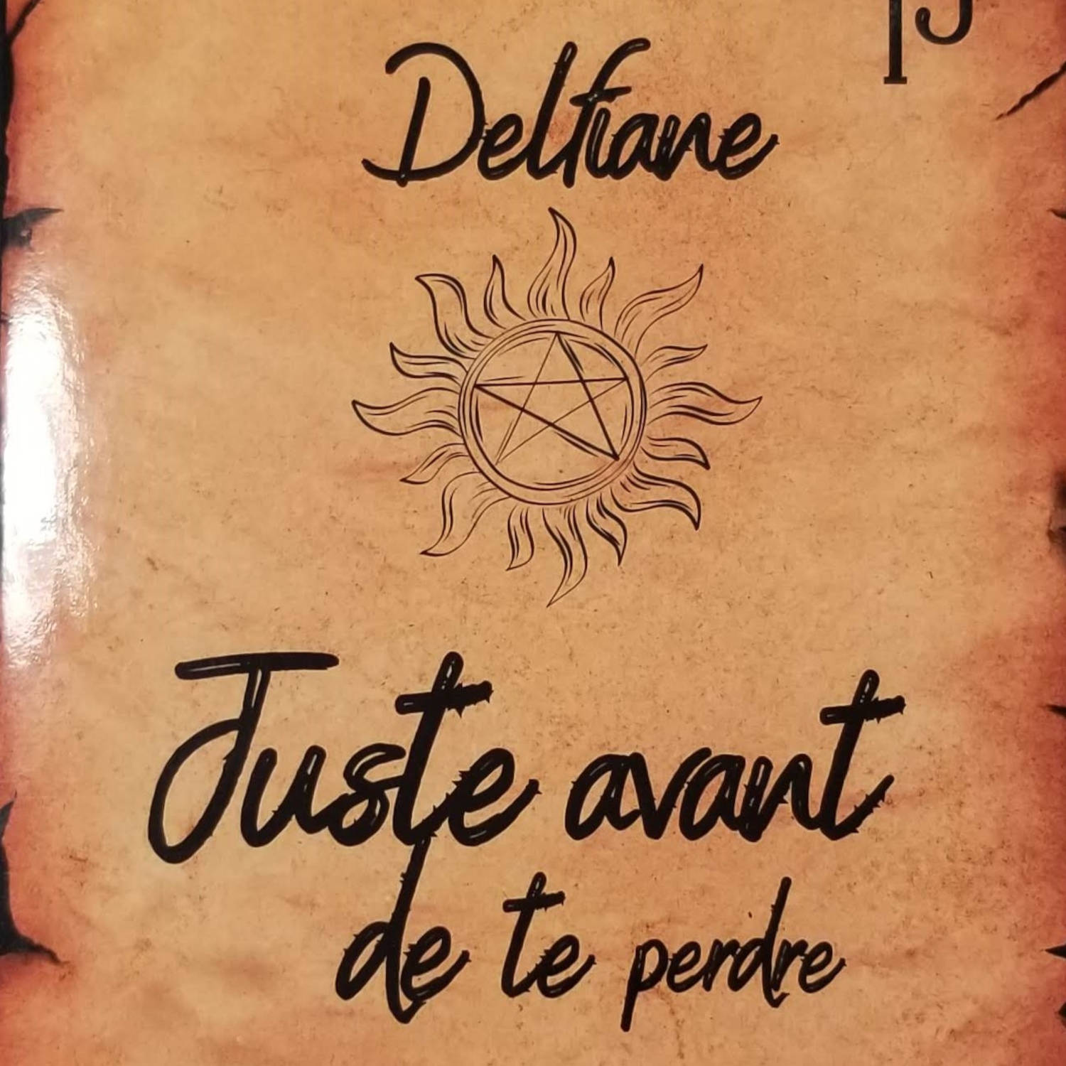 Livre roman Juste avant de te perdre de Delfiane à la Galerie Boutique Christine Grenier